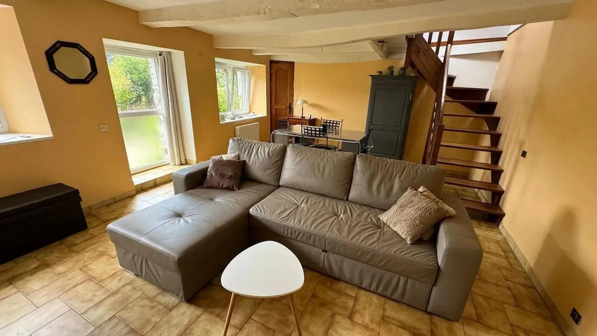 Charmante Maison Avec Jardin Et Barbecue A Bon Repos Sur Blavet Saint-Gelven 0*,  Francie